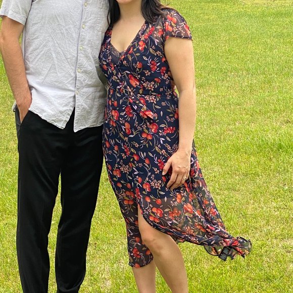 Urban Outfitters Kimchi Floral Midi Dress - Picture 5 of 5